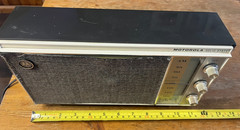 Vintage Motorola Radio Solid State XT4CE Table Top AM Midcentury