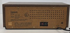 Vintage Panasonic Model RE-6513 AM/FM Table Shelf Radio Woodgrain Tested Working