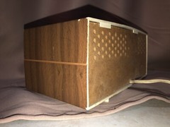 General Elactric AM Radio Vintage Solid State Dual Speaker Works Retro
