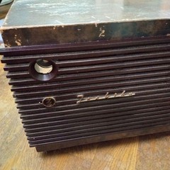 Antique Toshiba Mazda Vacuum Tube Radio Model 658-15 Vintage Wood Cabinet Japan