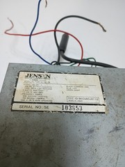 Vintage Jensen JR110 Tape AM/FM Stereo Radio