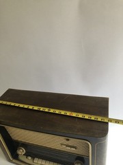 METZ 308 MCM Large Tabletop Tube AM FM SW Radio Germany As Is Parts or Repair