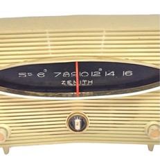 Rare Vintage WORKING Zenith S-40273 Long Distance AM Radio MCM | Futuristic Look