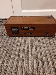 vintage Solar brand AM/FM digital flip clock radio, specifically Model DT-100
