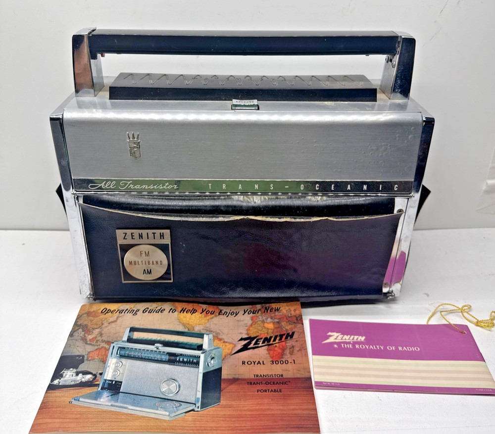 Zenith Trans Oceanic Royal 3000 -1 FOR PARTS/REPAIR ONLY-UNTESTED