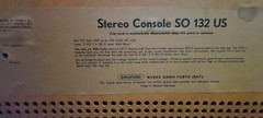 Grundig Majestic Console Radio SO 132 US 43.5 x 29.5 x 15.5 In Fair Condition