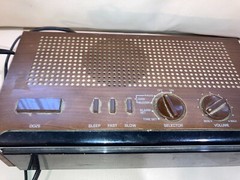 Panasonic Electric Clock Radio 2 Band AM / FM Model RC 6115 Vintage Working