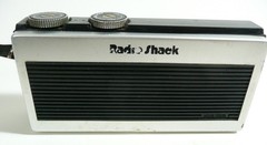 Vintage Non-Working Realistic Radio Shack Pocket Radio Collectible Man Cave