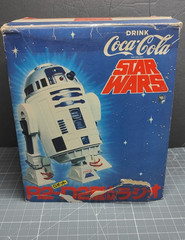 Vtg 1977 Star Wars R2-D2 AM Radio Coca-Cola Fuji Japan – Working w/ Box Rare