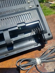 General Electric Super Radio GE 7-2880B Long Range Black/Silver Working/0526ys5