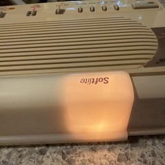 Vintage GE Softlite AM/FM Alarm Clock Radio Model 7-4657A Works Great Light