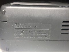 Sony ICF-36 Portable 4 Band Radio.