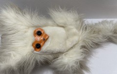 Vintage 1980s Radio Shack Plush Cat AM/FM Radio Fluffy White Persian Kitty WORKS