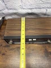 Mid Century AMOCO Flip Clock Radio Woodgrain AM/FM Japan Made Alarm Vintage