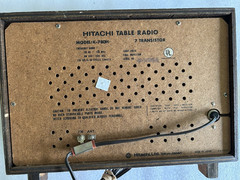 Vintage Panasonic K-780H FM AM 2-Band Wood Tabletop Radio 1975 Tested Works