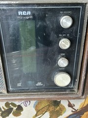 Vintage RCA Radio Solid State AM/FM Long Range walnut TRF RZC 275W Japan VIDEO