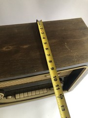 METZ 308 MCM Large Tabletop Tube AM FM SW Radio Germany As Is Parts or Repair