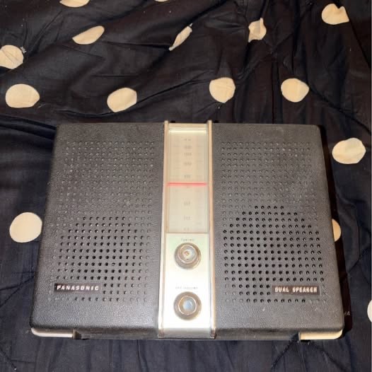 Vintage Panasonic Dual Speaker Radio