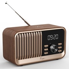 Fuse Hark Bluetooth AM/FM Radio Speaker w/ Wireless 10W Charger & Alarm Clock