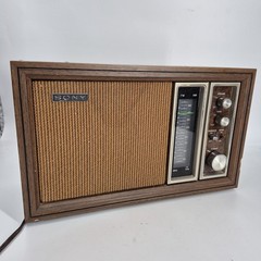 Sony TFM-9440 W AM/FM Table Top Wood Radio Tested & Works Vintage