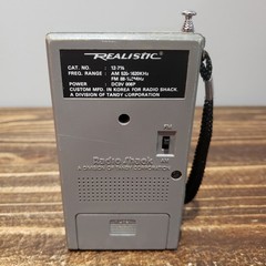 Vintage Radio Shack Realistic 12-718 AM/FM Transistor Radio Tested