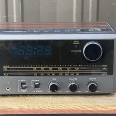 VTG SEARS LXI SERIES, Stereo Cassette AM/FM Clock Radio, Works!