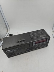 Vintage Sears Roebuck AM/FM Cassette Clock Radio Tape 225.23415