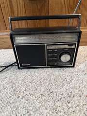 Panasonic RF-590D FM AM 2-Band Receiver AM FM Radio Tuner Vintage 1980&rsquo;s WORKS