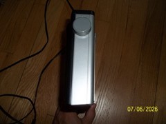 Vintage Sanyo RM6100 Super Thin Am/FM Clock Radio 1982, Works