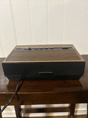 GE General Electric Radio AM FM Alarm Clock 7-4625C VNTG Woodgrain WORKING READ