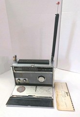 #1 Vintage Zenith Trans-Oceanic Royal 1000 Multi-Band Radio Battery Pack Incl