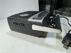 Vintage Panasonic RF-549 AC/Battery Power AM FM Portable Radio Black & Silver