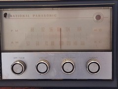 Vintage National Panasonic FM AM 2-Band Tube Radio – Model RE-744 – Tested Works