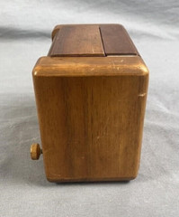 Cigarette Music Box in the Form of a Philips Radio 500A, c. 1950s promo item