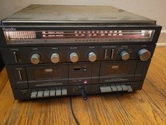 RANDIX ACR-216 Music Center Record Player , AM/FM Radio , Stereo , Twin Cassette