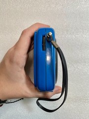 WORKING Vintage Soundesign Portable Pocket AM Radio 1164 Rare Blue