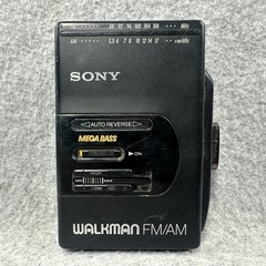 Sony WM-F2065 Walkman FM AM Radio Works Cassette Player Parts Repair Mega Bass