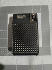 Vintage Sears solid State 6 Transistor Pocket Radio Model 2201 *Working