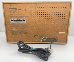 Vintage 1970’s Panasonic RE-6289 AM/FM Desktop Radio Japan Wood Matsushita READ