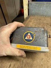 CD Civil Defense Military Motorola Motrac Tube Radio Receiver Speaker TU324 Part