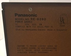 Panasonic AM/FM Radio Model RE-6280 Vintage Classic TESTED!