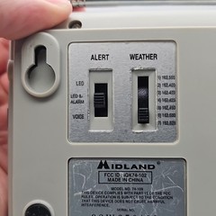 Midland Weather Monitor Radio Model 74-109 NOAA Alerts VTG NO ADAPTER – TESTED