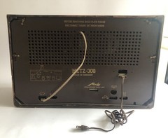 METZ 308 MCM Large Tabletop Tube AM FM SW Radio Germany As Is Parts or Repair