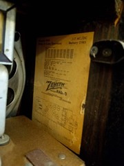 Vintage Zenith Trans-Oceanic wave magnet radio –works!