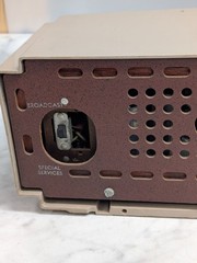 Vintage Philco Transitone Telechron 54-8742 Clock Radio Special Services