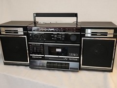 Sanyo M9711 Stereo Radio Cassette Powers On Only NON WORKING Parts Only Powers