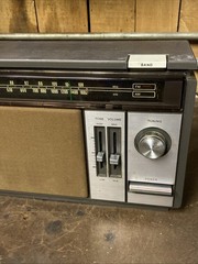 Vtg Sony Radio Model ICF-9540W AM/FM 2 Band 6 Transistor Woodgrain – Works