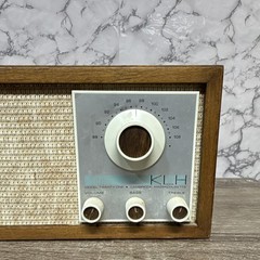 KLH Model Twenty-One FM Receiving System Vintage Wood Cabinet Radio
