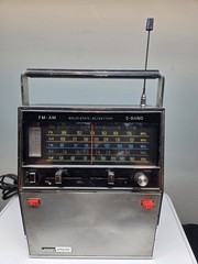 Vintage Montgomery Ward Airline 5-Band Radio FM AM Shortwave SW Working Collecti