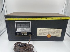 Vintage KLH Model Twenty-One FM Table Radio Missing Speaker Grille Cover- Works!